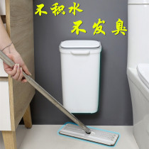 Large-capacity trash can with lid Household toilet Bathroom Living room kitchen Wall-mounted garbage bucket Toilet paper basket