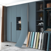 Thickened Self-adhesive Wardrobe Interior Change Color closet Refurbished Sticker Cabinet Cling Film Wall Paper Moisture-proof furniture door sticker revamp