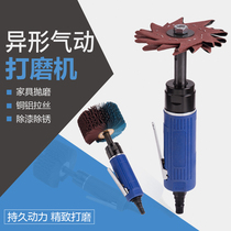 Taiwan blue card pneumatic ba jiao sha ba ban sha machine zhi sha ji grinder sanding polishing machine sha zhi ji furniture