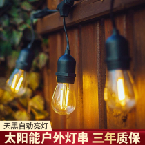 Solar Lamp Outdoor Patio Waterproof lamp string Villa Garden Arrangement String Light Yard balcony hanging lamp Decorative Light Bulb