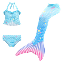 Mermaid Costume swimsuit children Girl suit princess skirt Man fish tail swimsuit girl split bikini