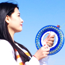 New small bearing kite reel adult large reel hand wheel nylon line kite spool crystal