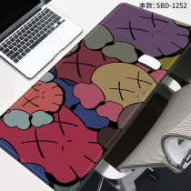 Sesame Street Creative mouse pad super large personality boy laptop keyboard computer soft office desk pad female e-sports soft super large mouse pad creative lock edge game computer keyboard non-slip table pad