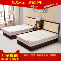 Guesthouses Furniture Bed Punctuator full set of quick guesthouses hotel bed apartments TV cabinet Minsleeping rental house manufacturers custom-made