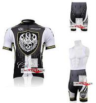 Summer short-sleeved mens riding clothes Rock band Rock Racing triathlon self-cycling pants