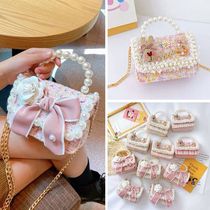 Japan GPNY new girl bag cute foreign style messenger bag fashion child princess pearl mini portable moe