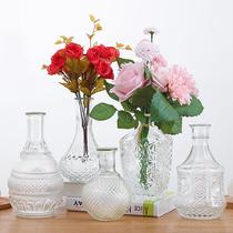 Nordic Ins Wind Glass Vases Retro Creative Vases Water Bacon Residence Decoration Hydroponic Vases Pendulum