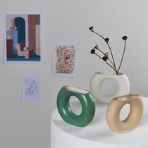 ins wind Korea nets red Nordic ceramic vases home swings folk café studio décor chic