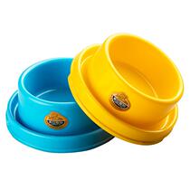 Soya Colour round pet bowls feed water dog food pots PP anti-ants single bowl fixed dog rice bowls pet supplies