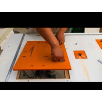 Folding woodworking saw bench free-saw flip-plate thickened electric saw active plate portable bench electric wood plate bottom plate WM
