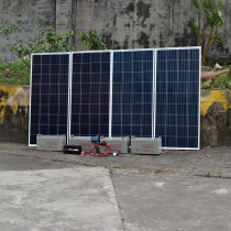 Solar Power Generation System Home Complete 220V Photovoltaic Power Generation Board Outdoor Field Off-grid Whole power supply system