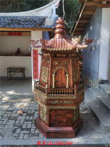 Ancestral Hall cast iron paper furnace Dubao furnace custom cast iron ingot furnace temple gold burning furnace paper incinerator large scale treasure furnace