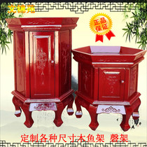 Wooden fish frame chime frame Buddha wooden fish frame drum rack 16 inch 20 inch 18 inch large chime frame Qing frame