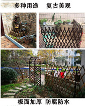 Vegetable garden fence fence small fence Outdoor balcony flower planting wood simple fence Garden door climbing pergola fence net