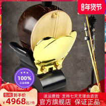 Ebony Dragon Head Henan Opera Banhu Professional Performance High and Bass Banhu Musical Instruments Gift Full Set of Accessories Cash on Delivery