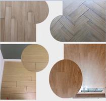 Wood Grain Brick Beauty Seaming Agents Tile Floor Brick Special Wood Flooring Epoxy Color Sands Matt Wood Wood Grain Color Marvel Rice Curry
