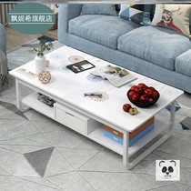Tea table minimalist modern simple combined small tea table TV cabinet Living room tempered glass small family type home tea table