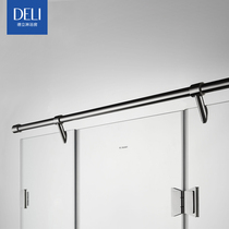 Deli shower room overall custom stainless steel dry and wet separation one-shaped tempered glass door toilet partition S9
