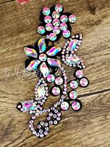 Imitation Ordrill Professional Morden dance Latin dance inlaid with a head decorated with a floral head floral head