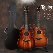 Feijinhang Taylor Tailai K24CE K14CE V-Class Acacia wood full single electric box folk guitar
