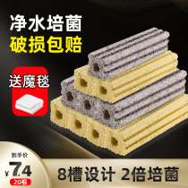 Bacterial house filter material Fish tank filter material Nitrifying bacteria whole box digestion bacterial house Ceramic ring fish tank bottom filter material