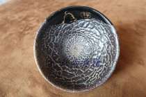 Song Dynasty Jianzhan Jianzhan (Dongzhang Kiln) sesame glaze small gray back gold repair piece SJA018