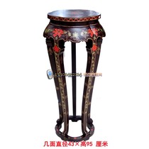 Yangzhou lacquerware manufacturers Neoclassical lacquer art home decoration Painted gold antique palace style flower customization