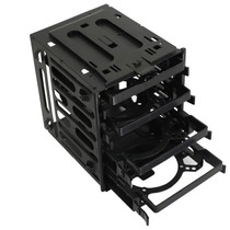 GAMEMAX DIY extended external hard disk cage 3 5 inch shockproof hard disk box can hold 4 damping brackets