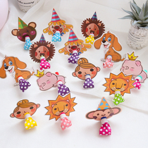 New childrens cartoon blowing roll blowing dragon whistle proboscis long nose telescopic blowing toy birthday party cheer small gift