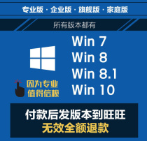 Win the difference Win professional home business flagship version supports reinstallation system