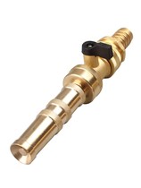 High Pressure Car Wash Water Gun Home Pure Copper Powerful Booster Nozzle Pick Up Tap 4 Points 6 Hose 1 Inch Carwash God