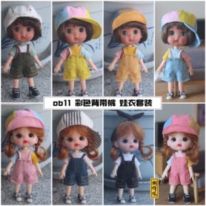 #【 Pop 得很】 ob11 娃衣  1/8  1/6 bjd牛仔 belt system Pants molly灯芯绒  belt system  Skirt  bhiner bjd fashion