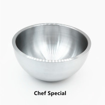 Stainless steel liquid nitrogen basin liquid nitrogen ice cream liquid nitrogen pot bowl special smoke ice cream low temperature Basin liquid nitrogen insulation Basin