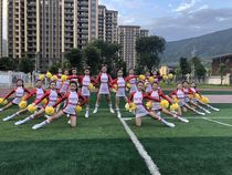 Children female cheerleading team costumes primary and middle school sports suit adults calisthenics match fit the costume
