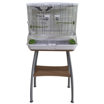 Hagen parrot cage bird cage bracket Square luxury bird cage base Pet box bracket tiger skin peony bird cage bracket