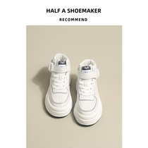 High Bunch Sneakers Women 2022 New Spring Exploits Small Crownins Tide Casual Board Shoes 100 Hitch Dissolved Little White Shoes