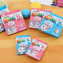 Korean stationery 8 12 24 color crayon set Add color graffiti oil painting stick Primary school students prize school supplies