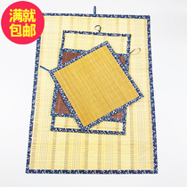  Kindergarten class wall decoration Blue and white porcelain cloth edging bamboo curtain Chinese style national creative hanging decoration bamboo curtain