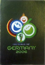 Football star Capanini produced PANINI 2006 World Cup series No. 1 06 Germany World Cup logo