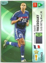 Football star Kapanini PANINI produced 06 World Cup game version series France team Trezeguet