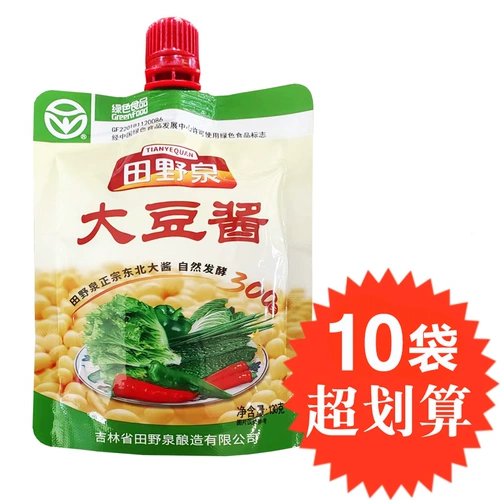 Tianye Spring Soy Sauce 130G Сумка традиционное приправное соус на северо -восток