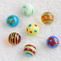 18mm fine coloured ball glass pinball toy ball Checkers Accessories Vase Fish Tank Decorative Pearl Small Handicraft Slip