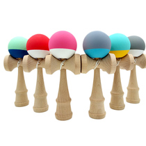 KENDAMA sword ball sword Jade three seven open elastic paint skill ball wooden toy quality assurance