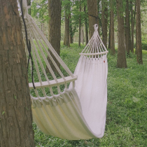 Hammock outdoor swing mesh anti-rollover thick canvas single rocking chair ins cloth household shaker indoor and outdoor