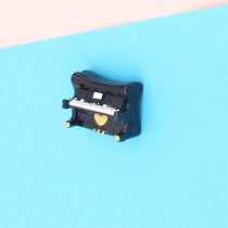 Black piano large pushpin stud decoration cork board Photo Wall plastic hand press I-shaped nail music element NEW