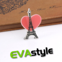 1 small red book New Tower popular decoration small Object Map Press nail Cork message sponge KT board photo