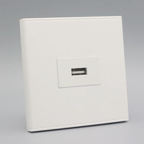 One USB elbow panel 86 type double-pass head L type 90-degree straight inserted right angle docking data extend wall socket