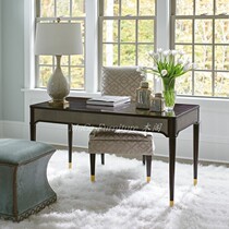 Modern American light luxury single writing desk Jane Mei design Villa study desk high-end design customization