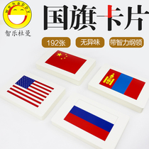 Zhile Duman Flash Card Flag Baby Early Education Right Brain Development Training Toys Baby Children Memory Cards Full