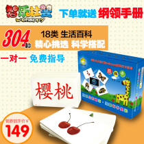 Zhile Duman flash card Early education Children seven-field encyclopedia Literacy cognitive card Reading Whole brain Right brain development memory